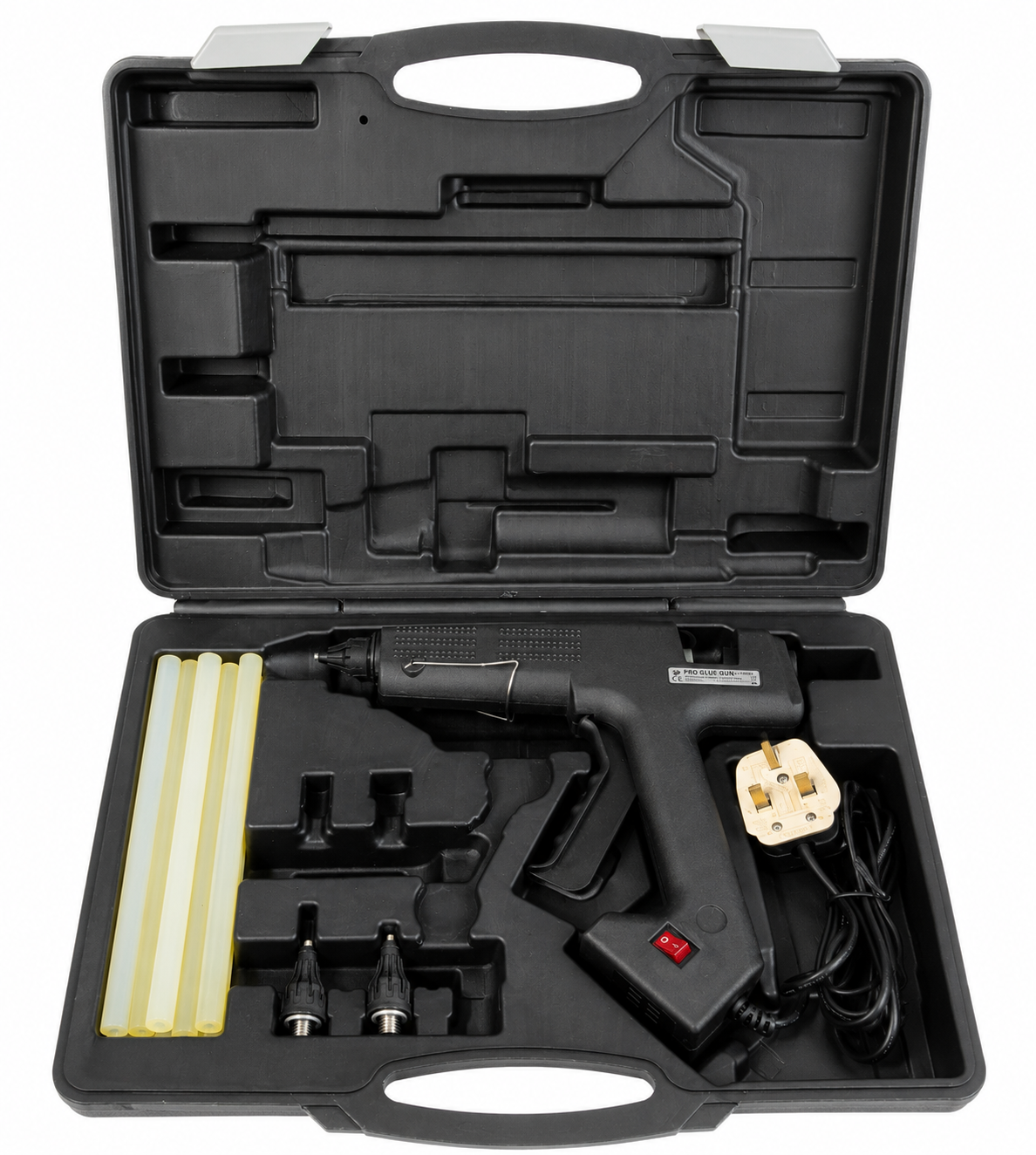 TT358 Electric Hot Melt Glue Gun Kit With Case & Glue Sticks