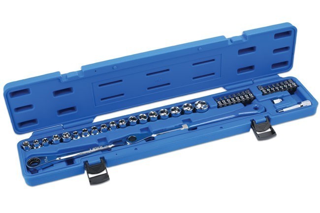 Laser Tools Auxiliary Belt Wrench Set 3/8"D 37pc 8094