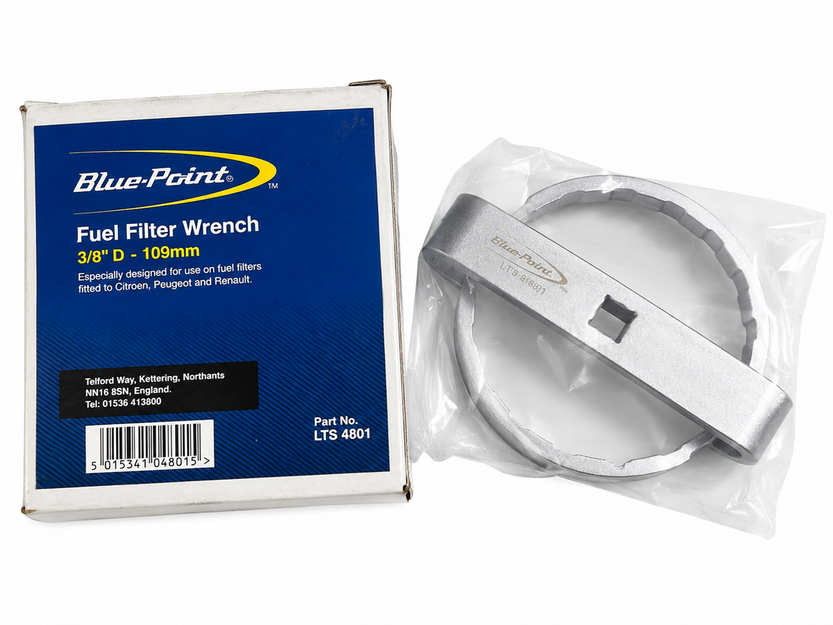 Blue-Point LTS4801 108mm Fuel Filter Wrench 3/8" Drive Peugeot Renault