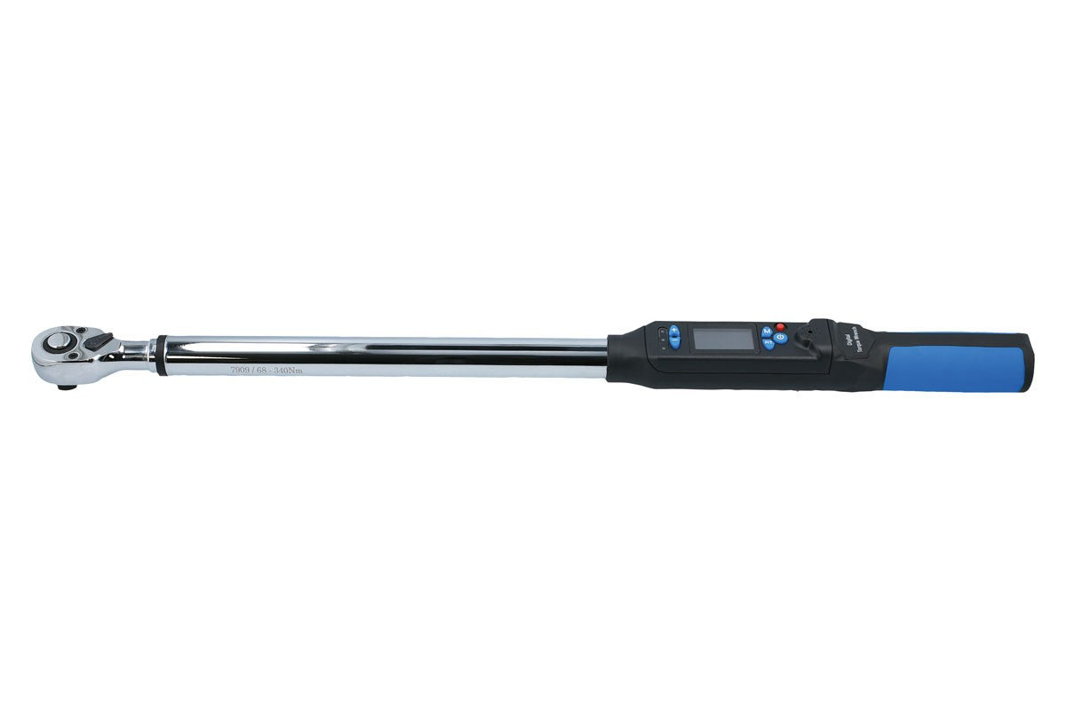 Laser 7909 1/2in Drive Digital Torque & Angle Wrench 68-340Nm Case