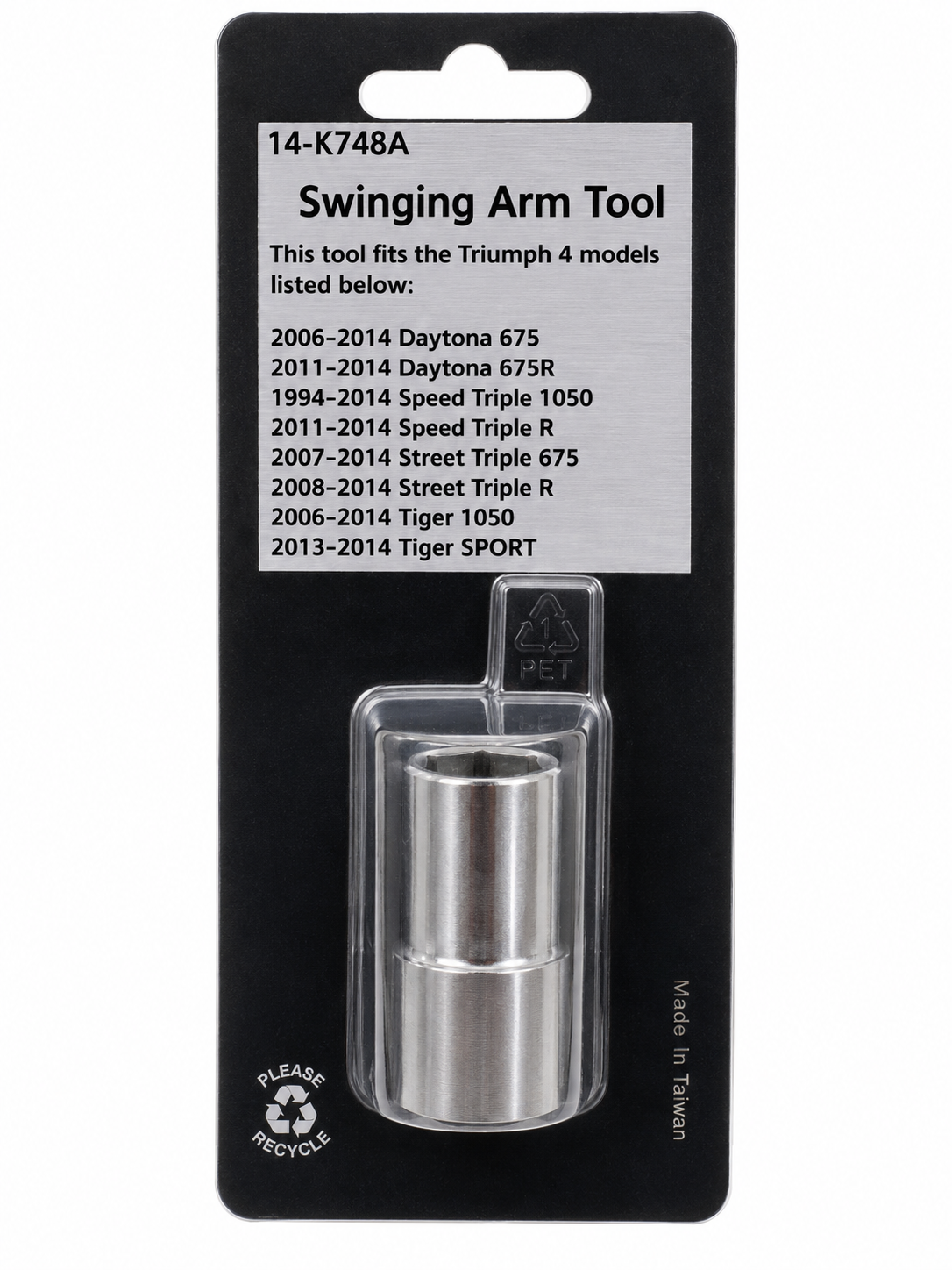 TT199 Triumph Swinging Arm Tool Daytona Speed Triple Tiger 1050