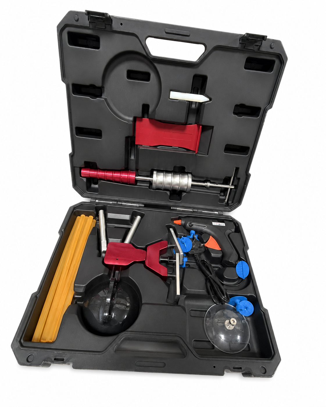 TT654 Paintless Dent Repair Tool Kit Slide Hammer Glue Gun Puller Set