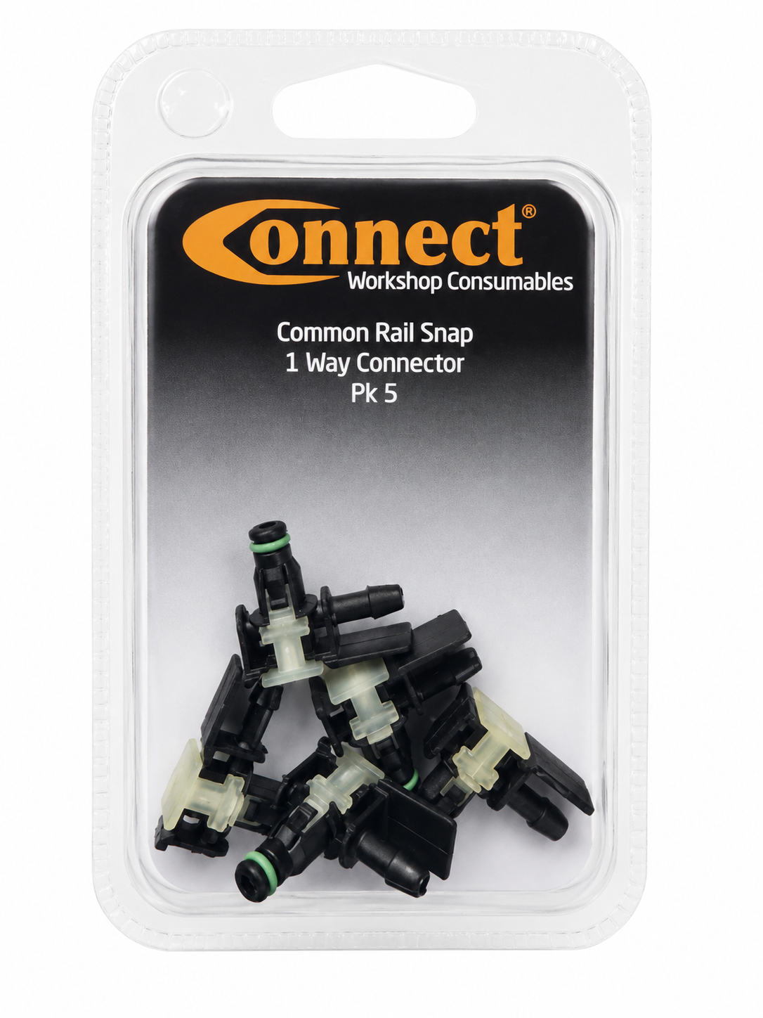 Connect 34051Common Rail Snap 1 Way Fuel Line Connector Pk Of 5 Diesel Connector