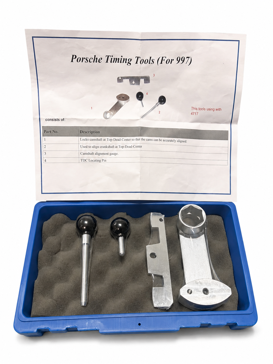 TT935 Porsche Timing Tool Kit 911 996 997 Boxster 986 987 Cayman M96 M97
