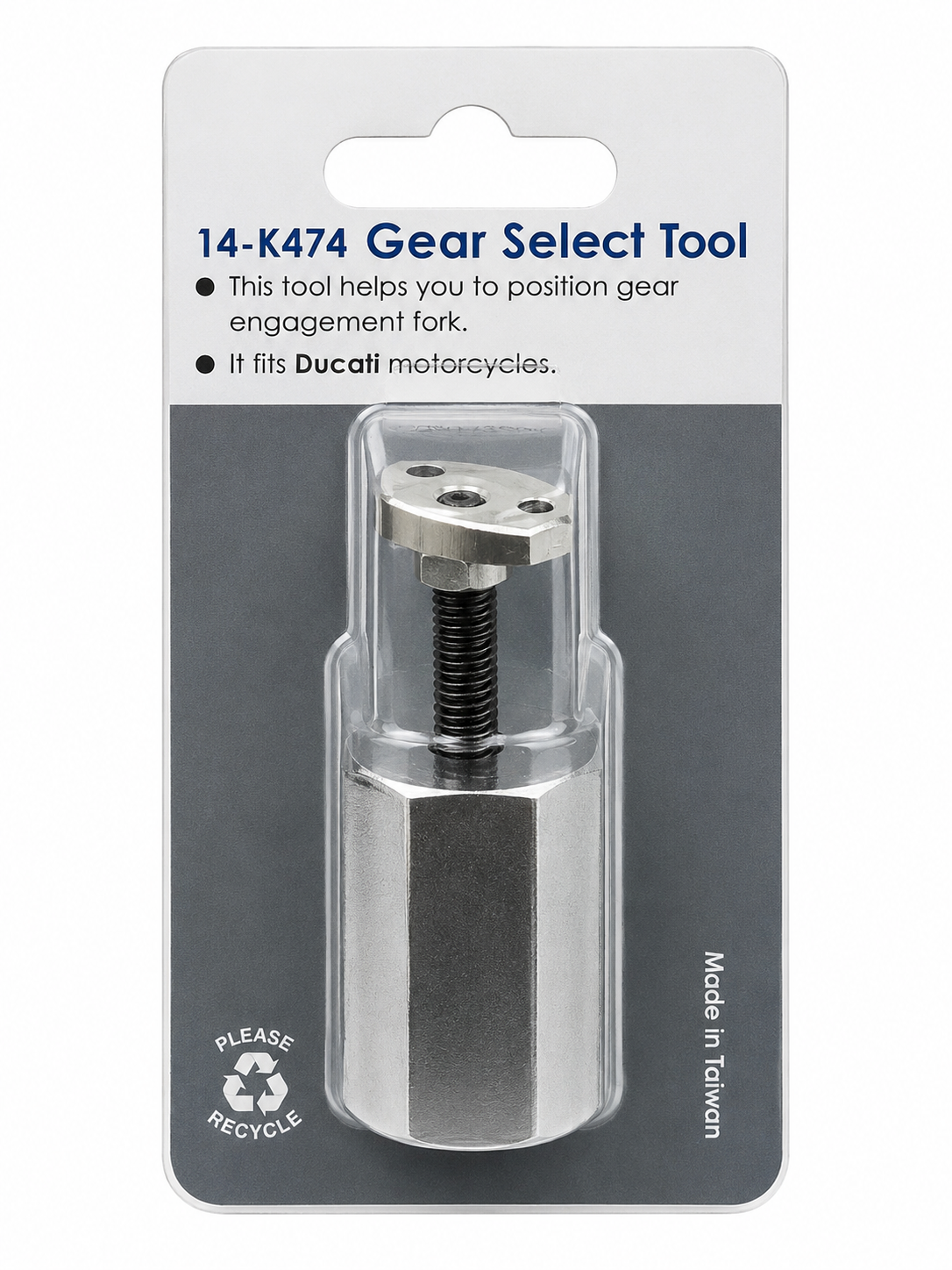 TT537 Ducati 14-K474 Gear Select Tool Gear Engagement Fork Positioning Tool