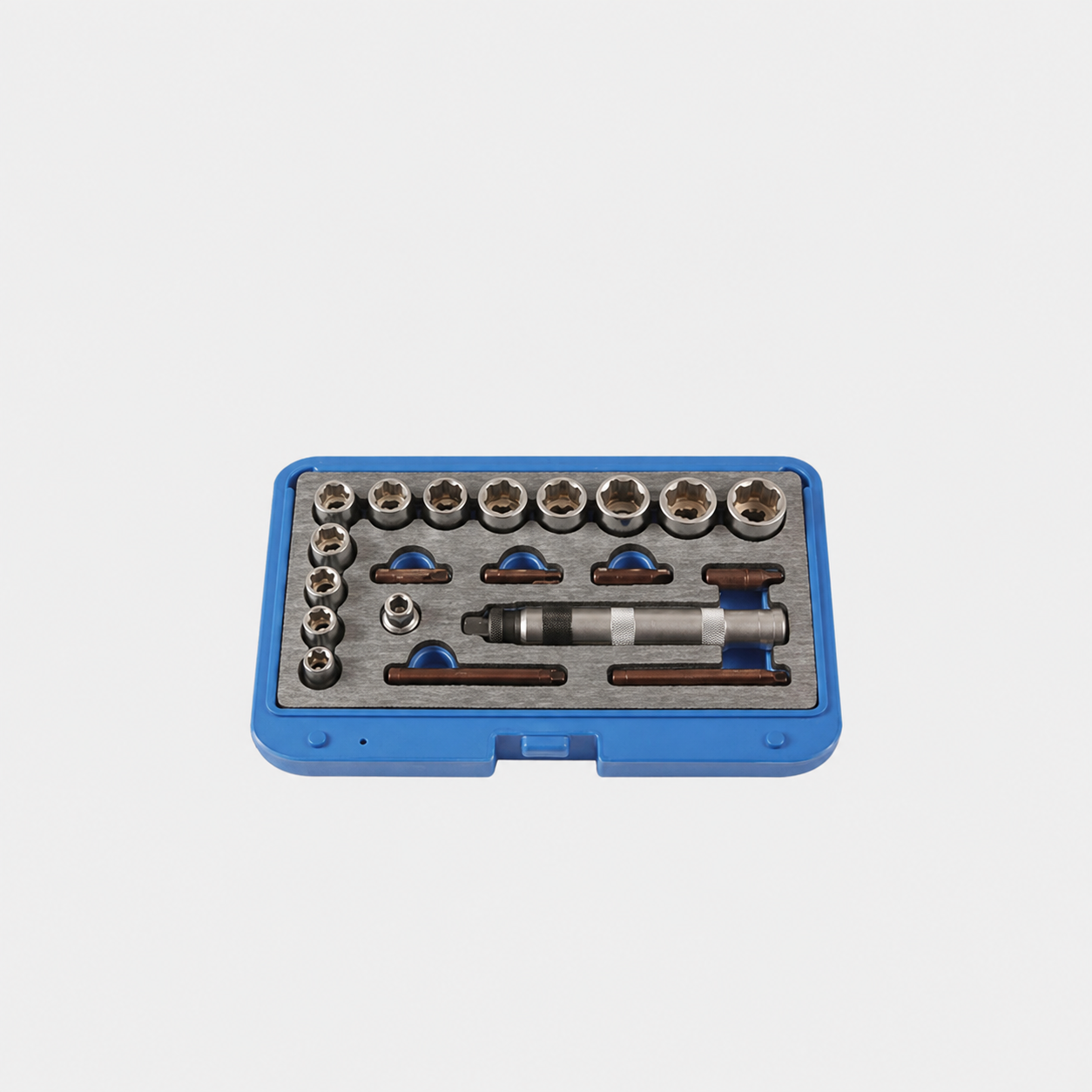Laser 6219 20pc Damaged Nut Screw Remover Set 3/8"D 8-19mm Extractor