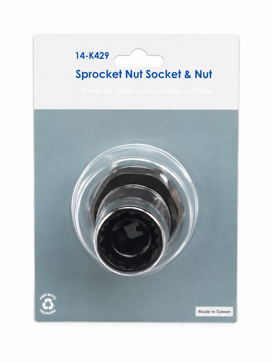 TT310 Sprocket Nut Socket & Nut Tool 14-K429 Motorcycle Service Tool