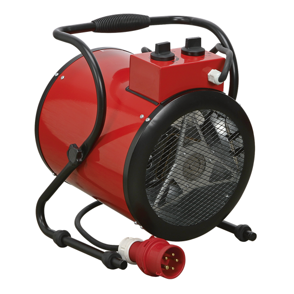 Sealey EH5001 Industrial Fan Heater 5kW 400V 3-Phase Workshop Garage