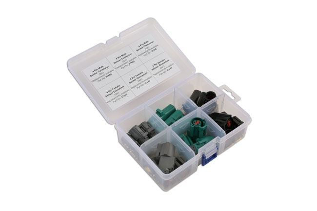 Connect Assorted Ford Oxygen Sensor Electrical Connector Kit 18pc 37411