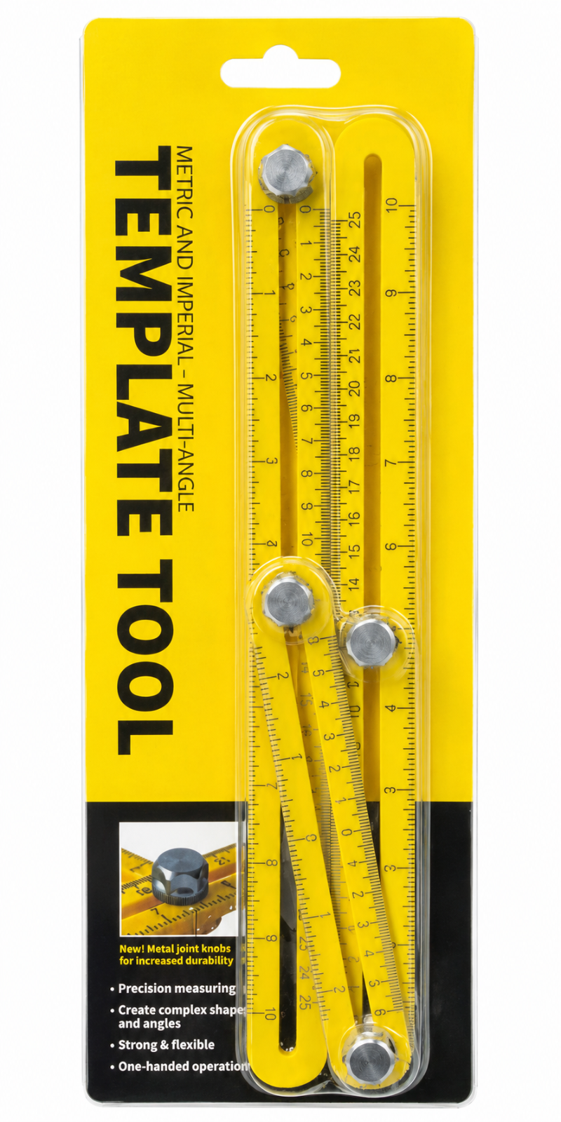 TT404 Multi Angle Template Tool Metric & Imperial Measuring Gauge Layout Tool