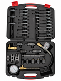 TT625 Diesel Engine Compression Tester Kit Injector Glow Plug Adaptors