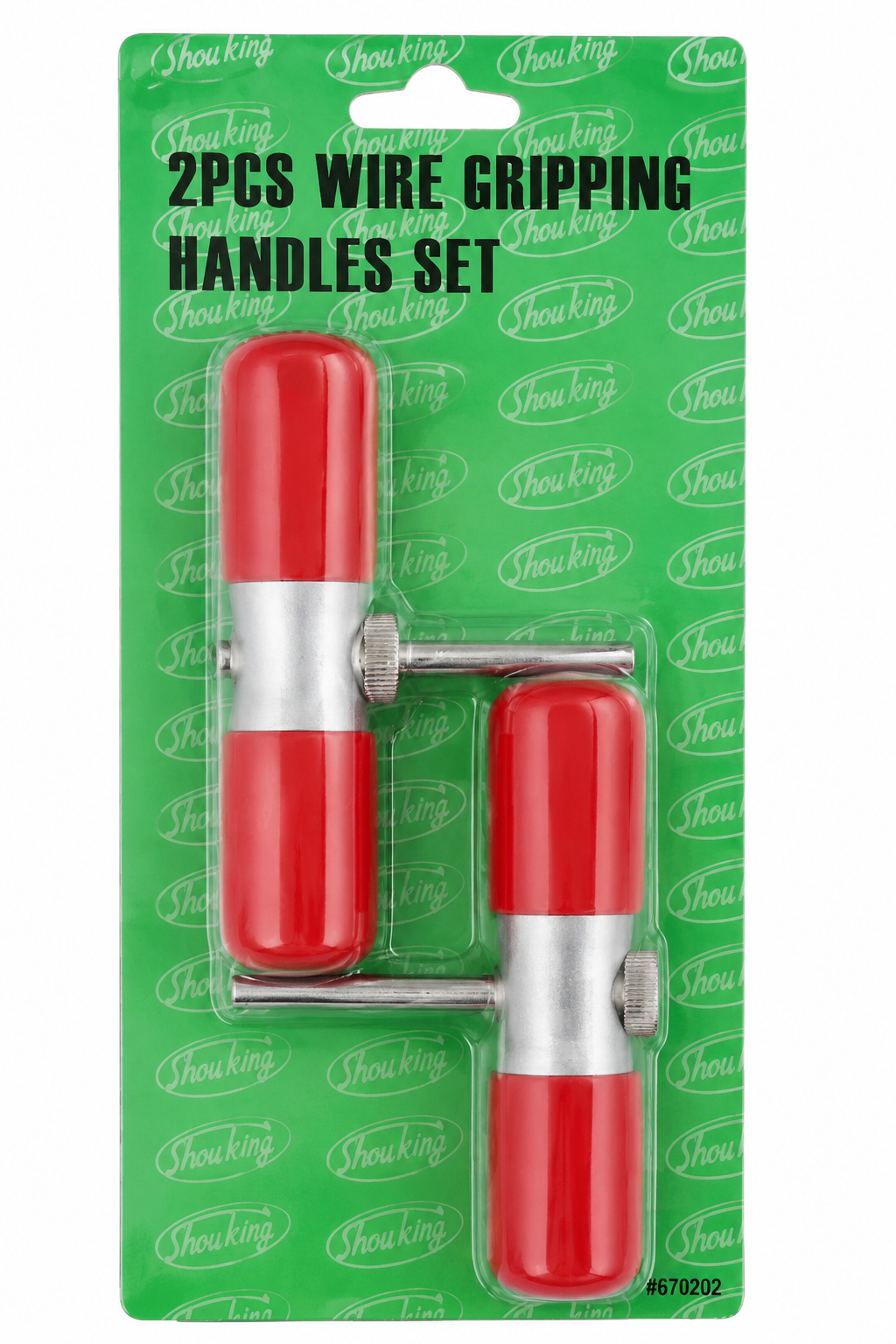TT141 2pc Wire Gripping Handles Set Straight Handle Wire Starter Tools