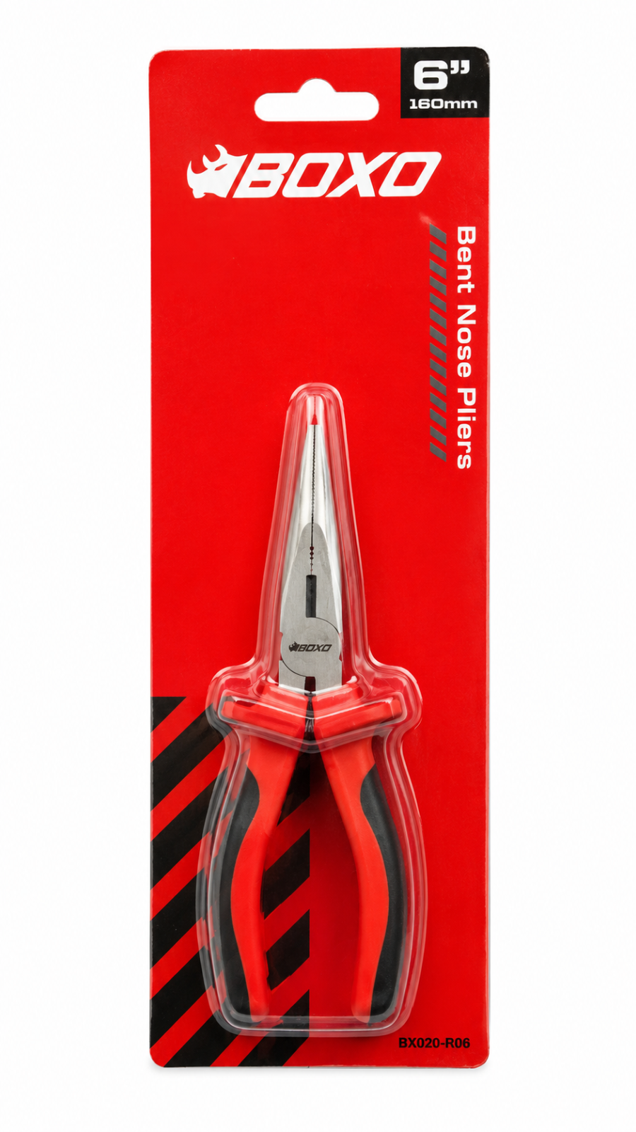 BOXO 6" Bent Nose Pliers 160mm Long Reach Precision Workshop Pliers TT270