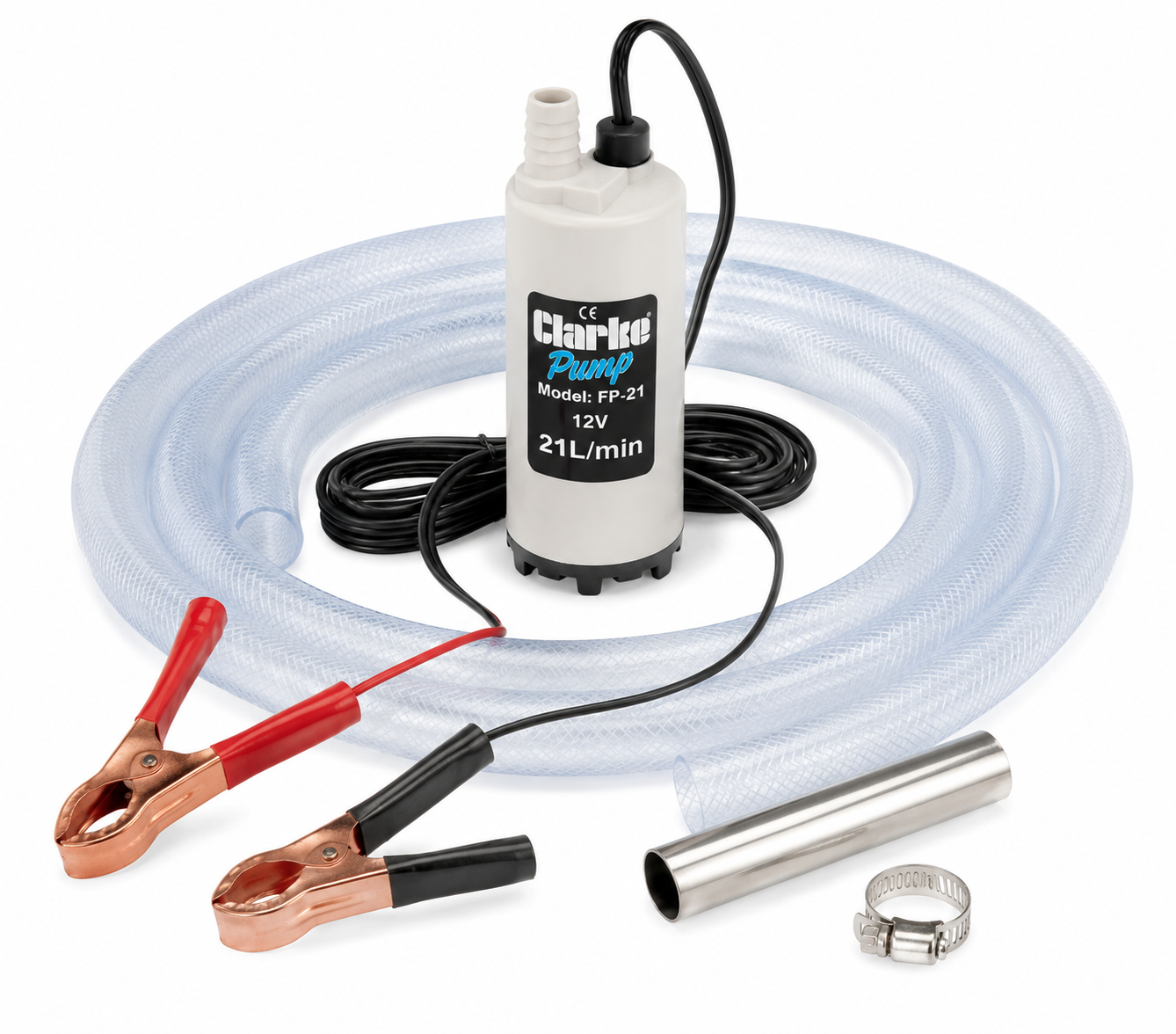 12V Diesel Fuel Transfer Pump Kit Submersible Oil Extractor TT287