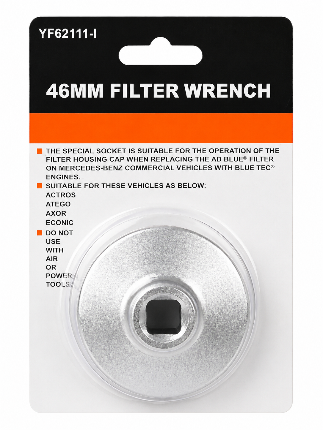 TT384 46mm Filter Wrench AdBlue Filter Socket Mercedes BlueTEC Actros Atego