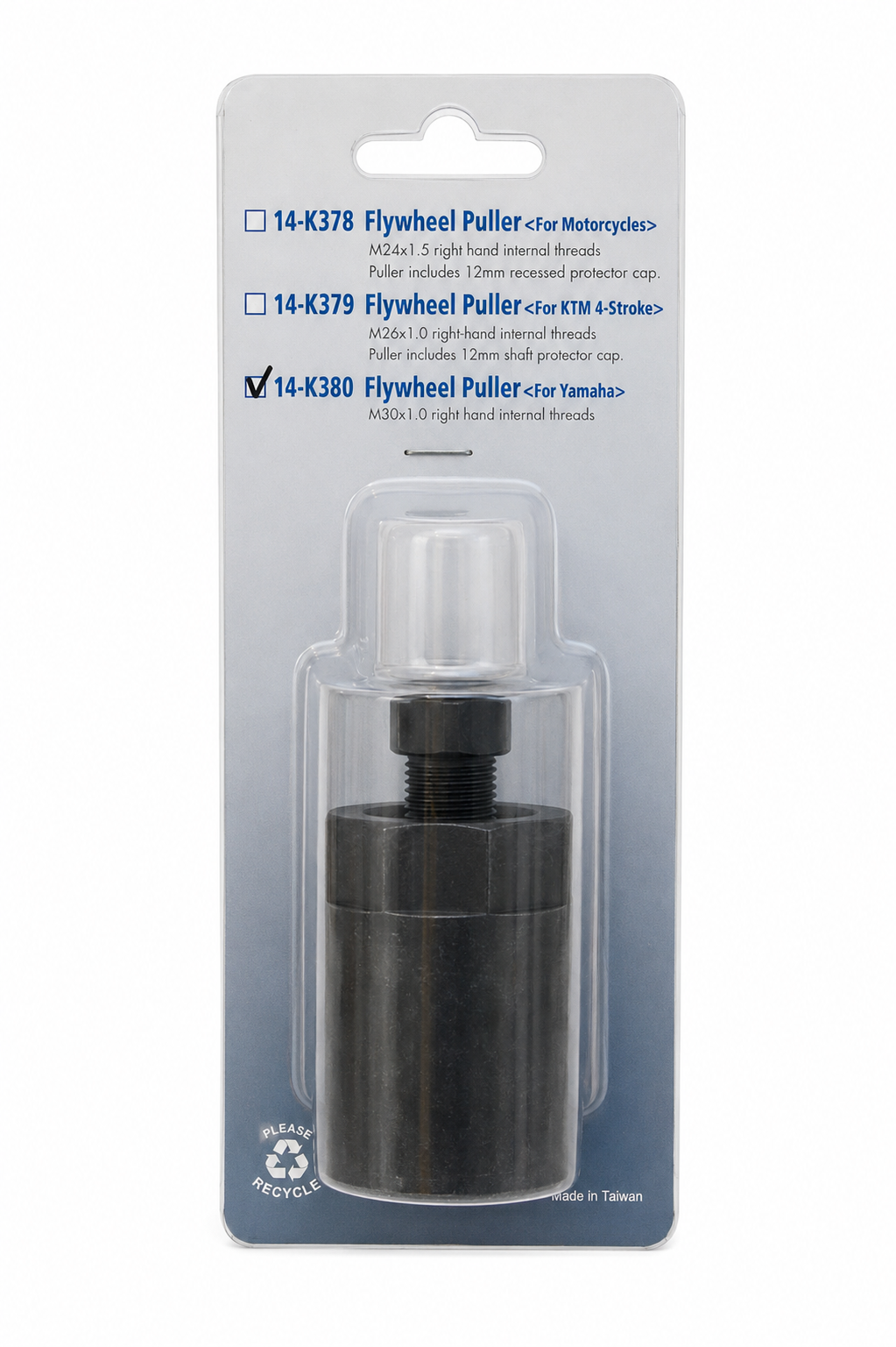 TT527 Yamaha Flywheel Puller M30 x 1.0 RH Thread Magneto Rotor Removal Tool
