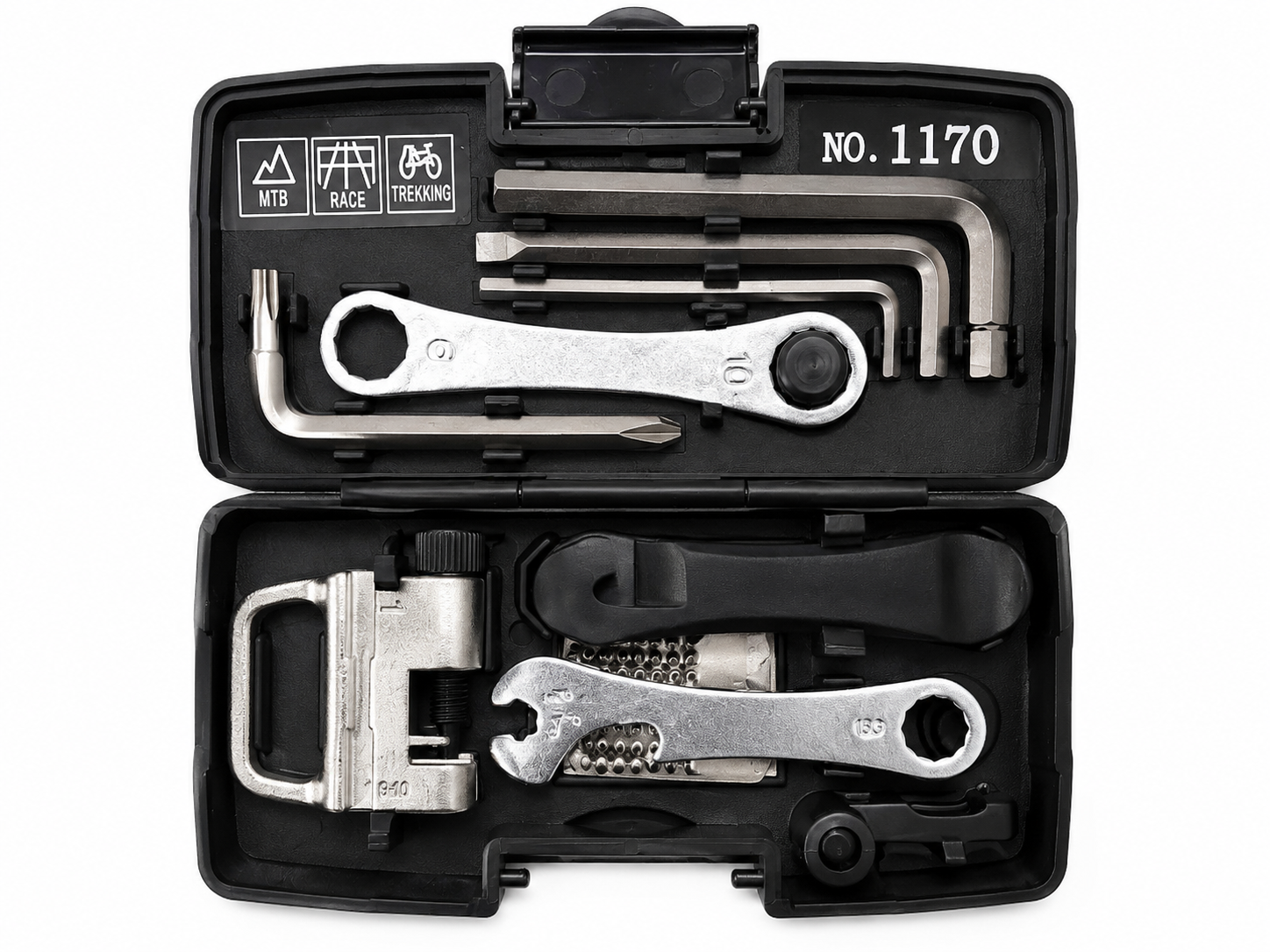 TT834 Bicycle Repair Tool Kit No.1170 Chain Breaker Hex Keys Case
