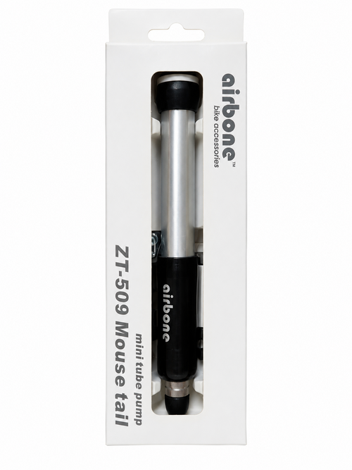 TT833 Airbone ZT-509 Mouse Tail Mini Pump Presta Schrader 100 PSI
