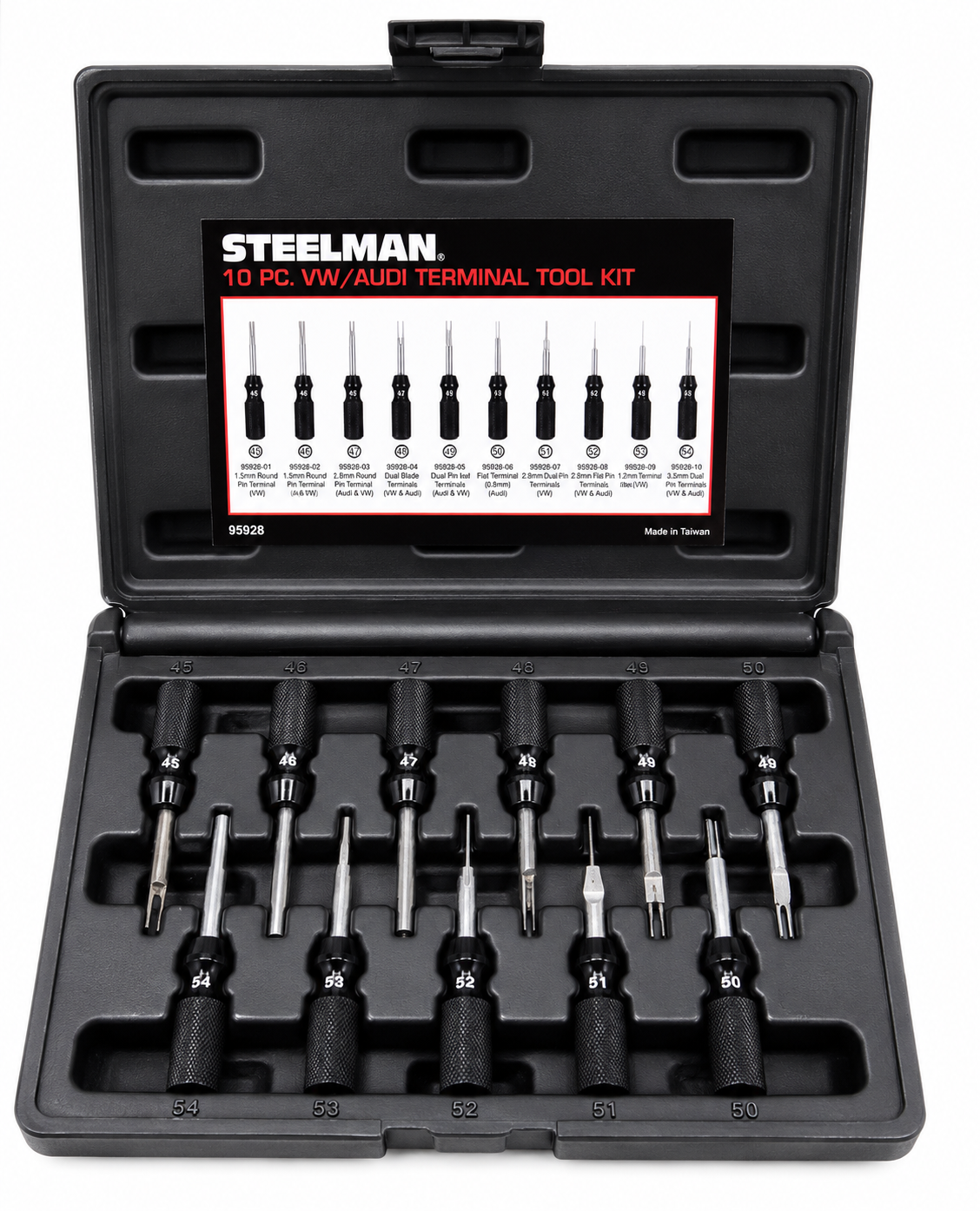 TT875 Steelman 95928 10pc VW Audi Electrical Terminal Release Tool Kit