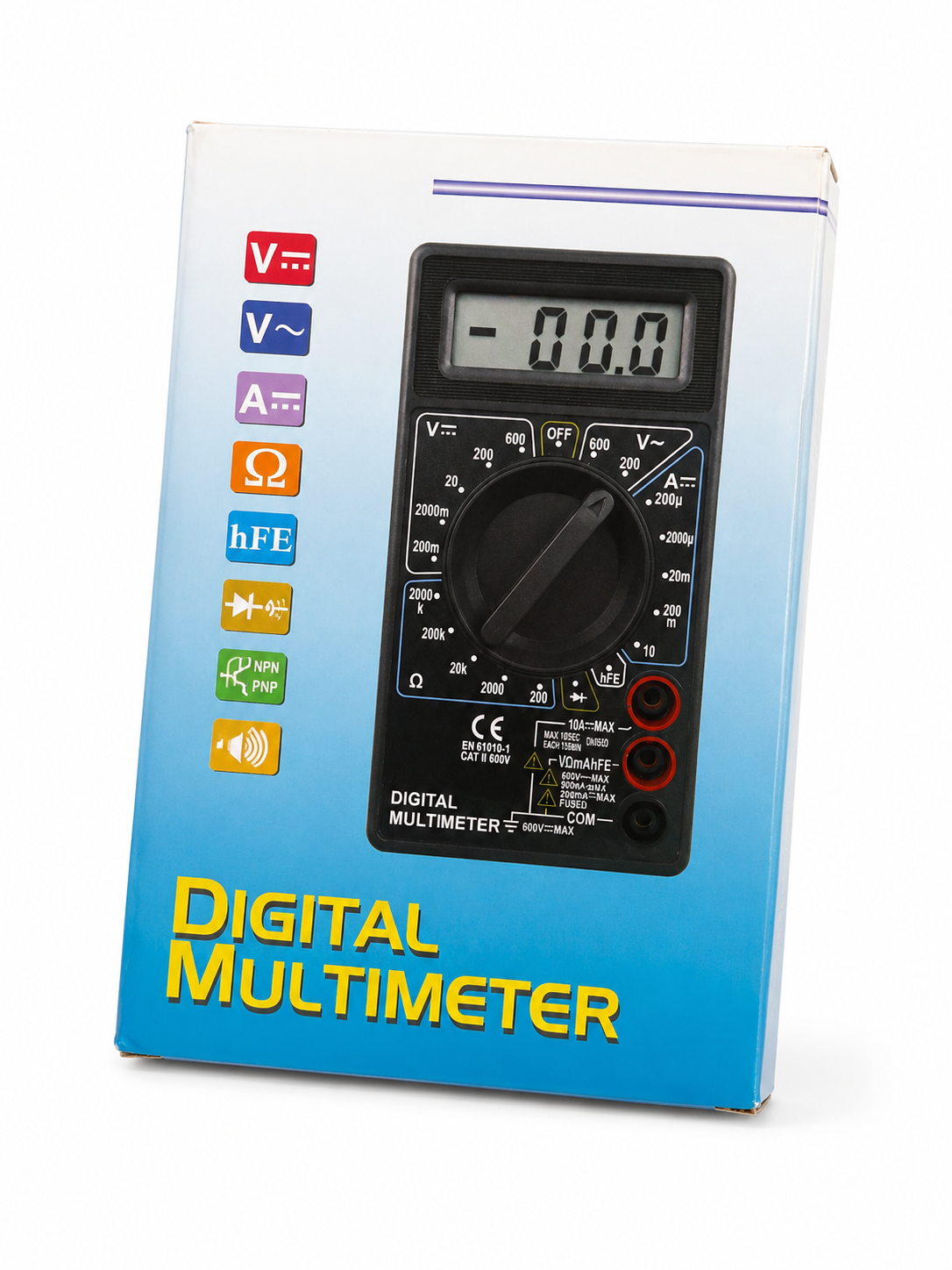 TT459 Digital Multimeter AC/DC Voltage Current Resistance Tester Meter