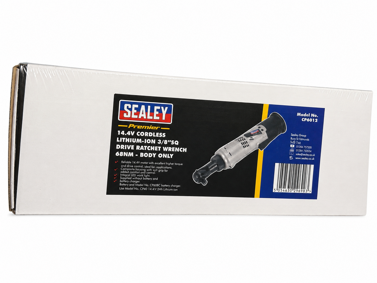 Sealey CP6012 14.4V Cordless 3/8" Drive Ratchet Wrench 68Nm Body Only