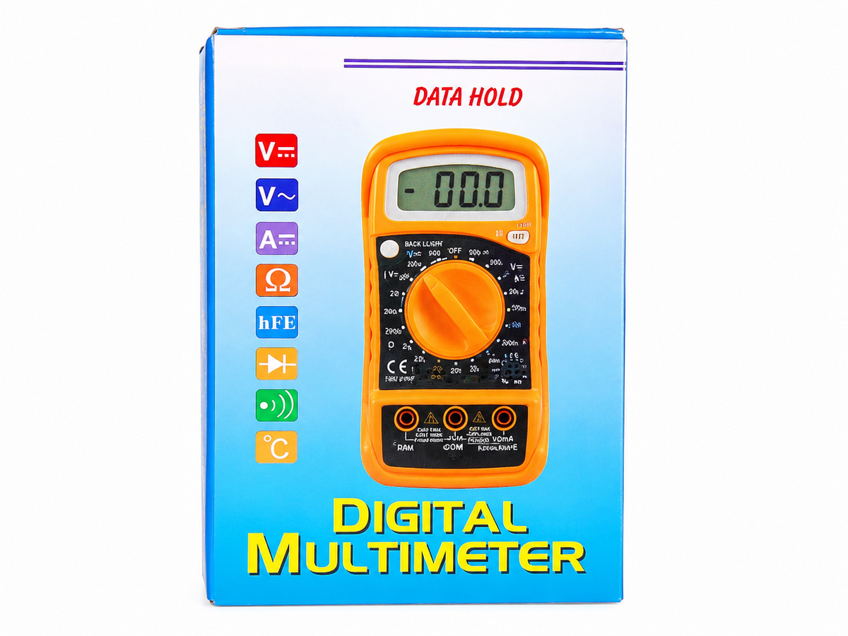 TT458 Digital Multimeter Voltage Current Resistance Tester Meter