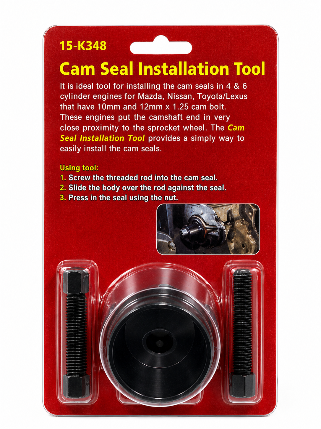 TT512 Camshaft Oil Seal Installation Tool Kit Mazda Nissan Toyota Lexus