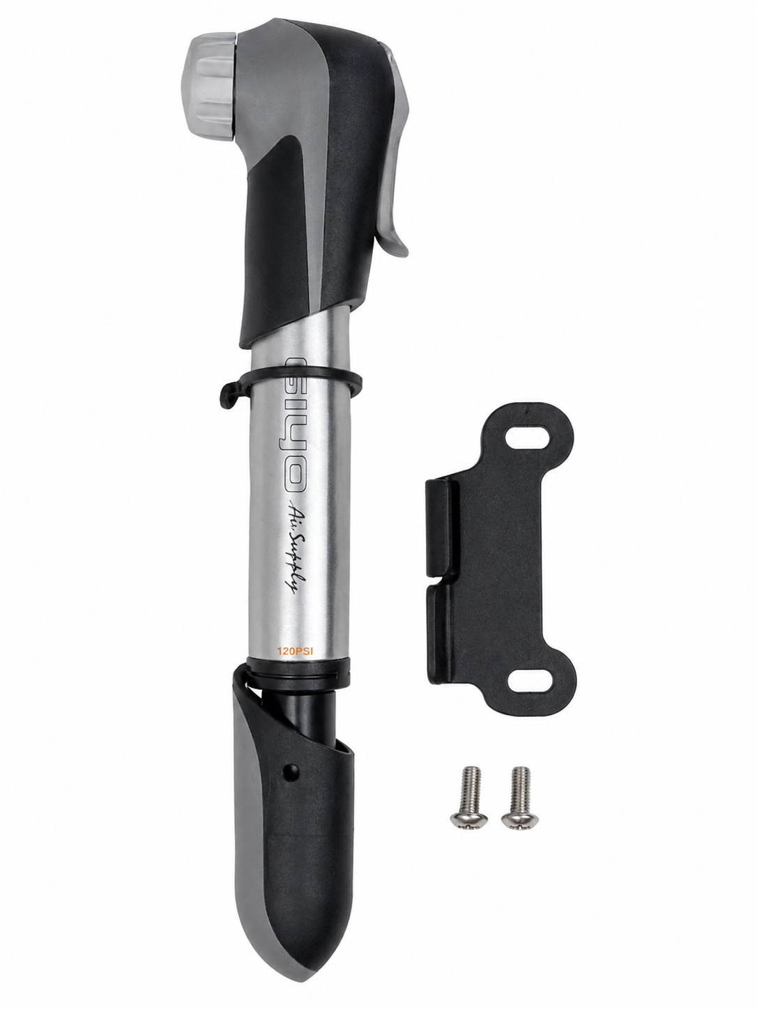 TT831 GIYO GP-06C Aluminium Mini Pump Presta Schrader 120 PSI