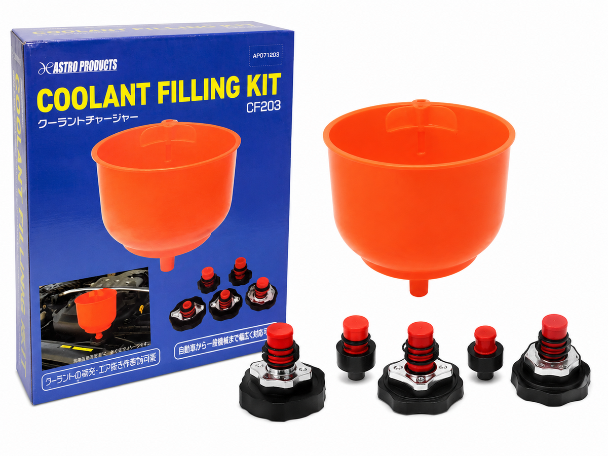 Astro Products CF203 Coolant Filling Kit Radiator Funnel Adapter Set TT288