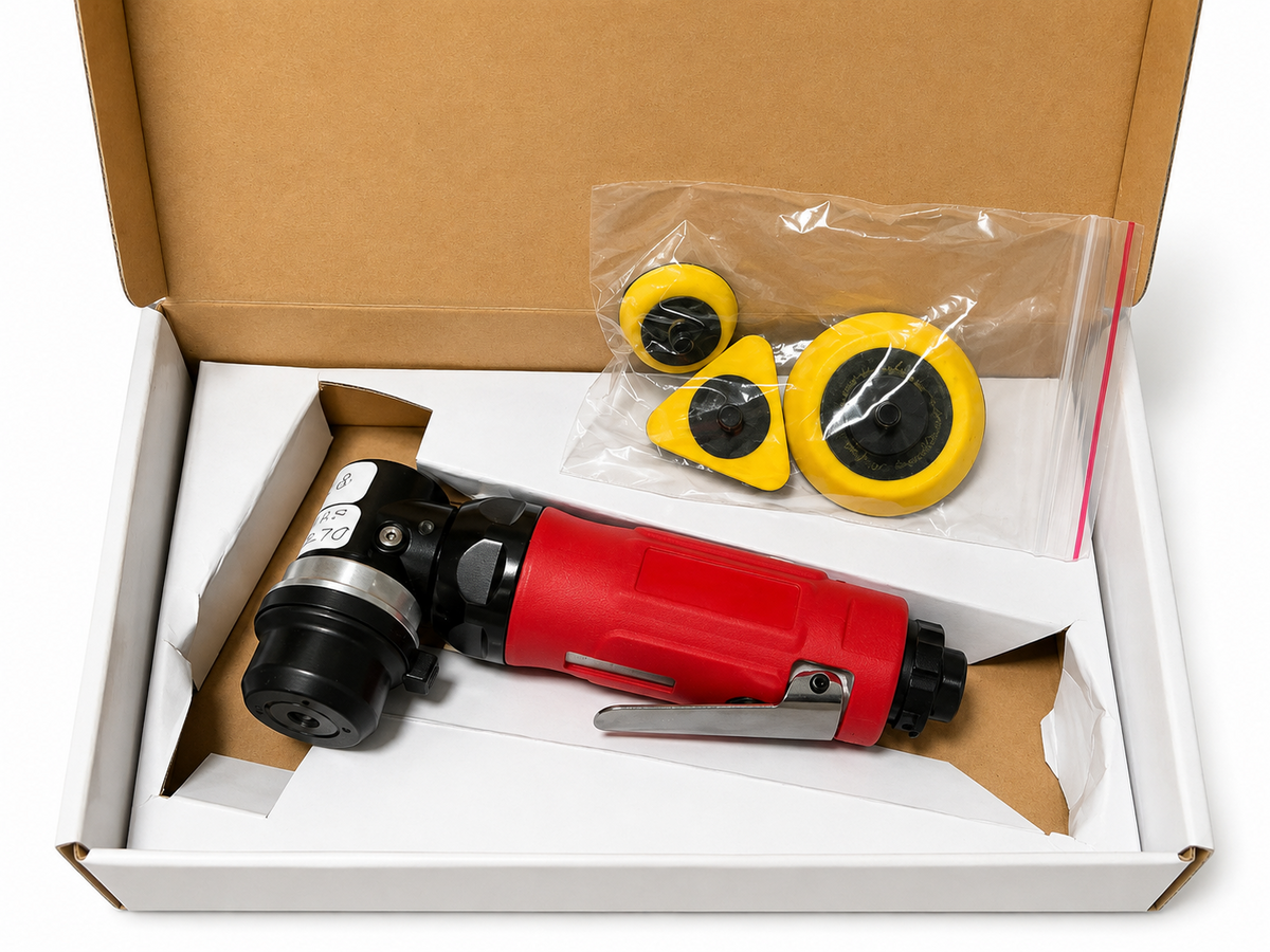TT788 Pneumatic Spot Repair Sander Kit Air Sander With 3 Backing Pads